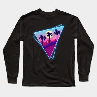 Retro Word Long Sleeve T-Shirt